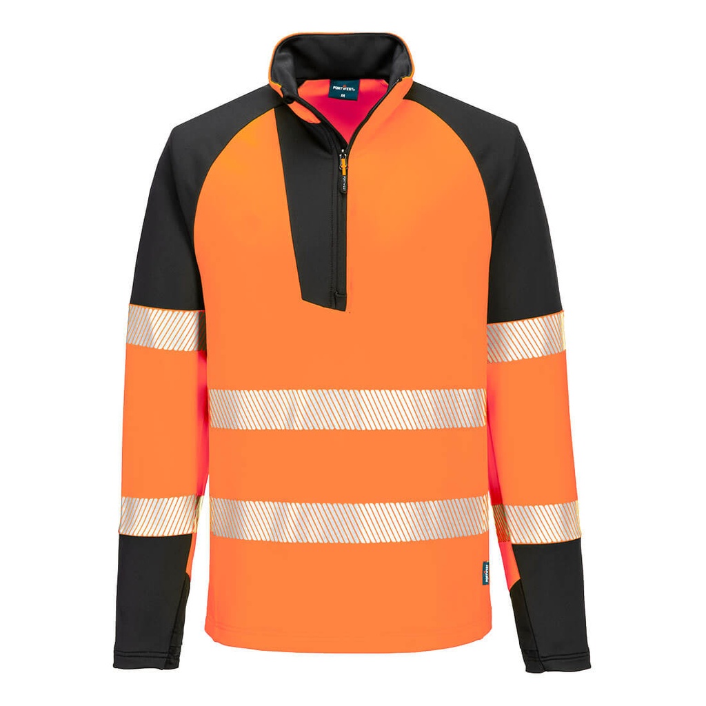 SWEAT HV QUART DE ZIP - T172 (Jaune, S)