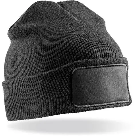 BONNET IMPRIMABLE NOIR - RC034X