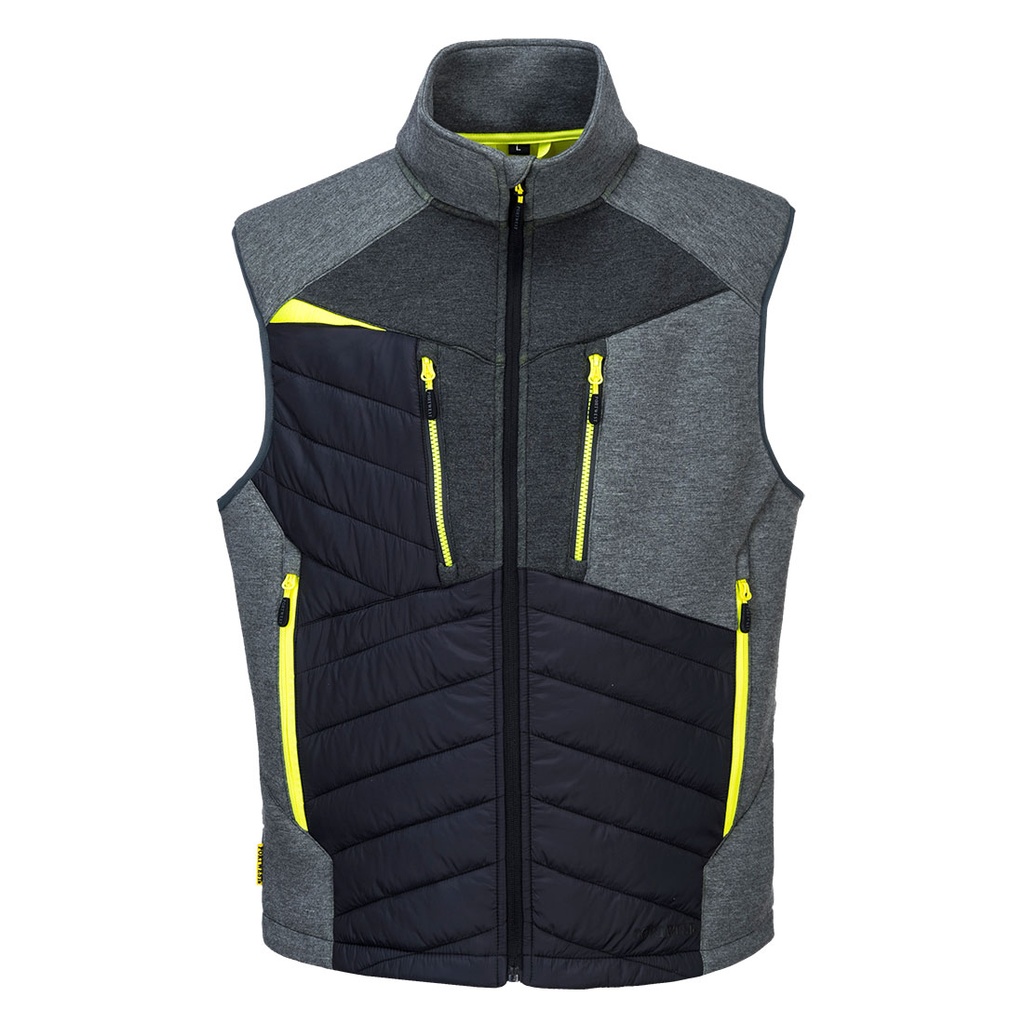 GILET S/MANCHE - DX470 (S, Noir)
