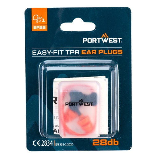 EP22 - Bouchons d'oreille Easy fit corde (1 paire) 